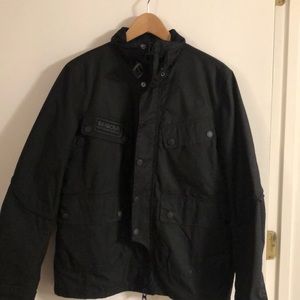 Barbour Black Motorcycle A7 Jacket